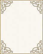 Elegant Cream Beige Scrollwork Pattern Rug