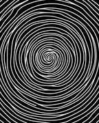 Black White Swirl Abstract Rug