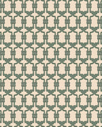 Savannah Gold Geometric Links Rug