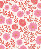 Groovy Floral Pattern Rug