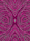 Hot Pink White Zebra Stripe Pattern Rug