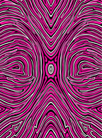 Hot Pink White Zebra Stripe Pattern Rug