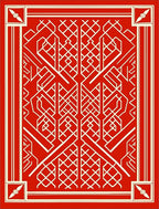 Bold Geometric Art Deco Design Rug