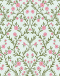 Pink Blossom Vine Pattern Rug