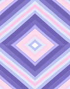 Pastel Diamond Stripe Geometric Rug