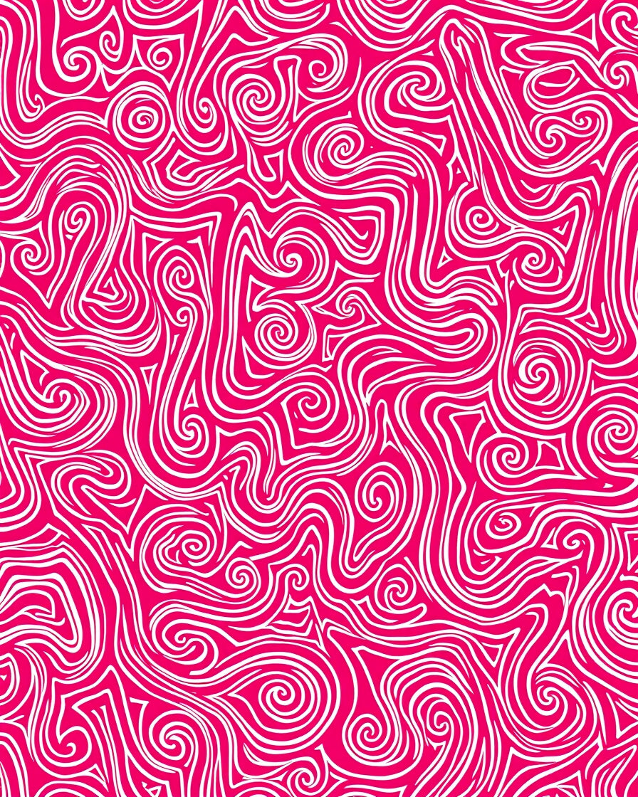 Abstract Swirl Pattern Design Rug