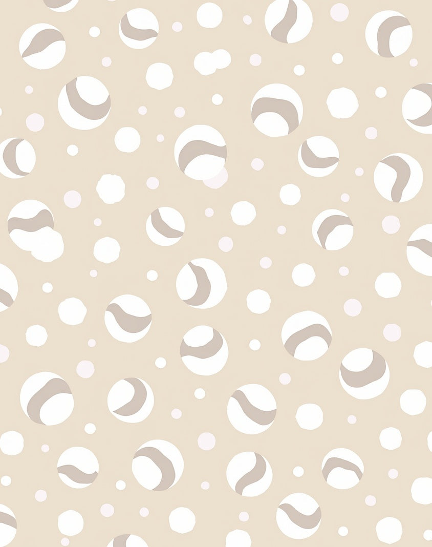 Neutral Tone Marble Pattern Rug
