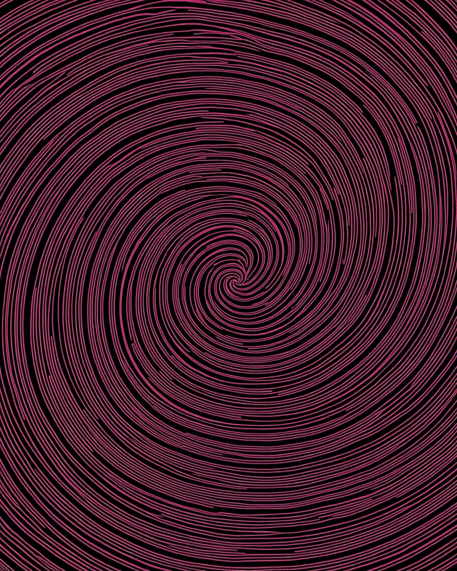 Pink Swirl Patterned Textile Art Rug