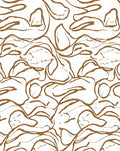 Abstract Organic Line Pattern Rug