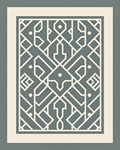 Modern Geometric Lines Pattern Rug