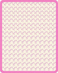 Delicate Floral Silhouette Pattern Design Rug