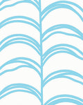 Sky Blue Organic Arch Pattern Rug