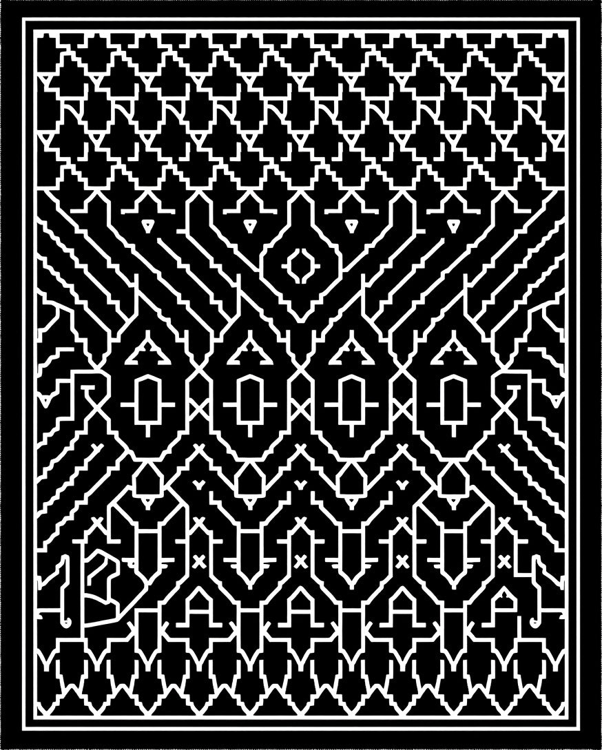 Bold Geometric Abstract Contemporary Rug