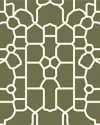 Geometric Lattice Pattern Rug