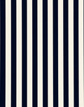 Bold Navy and Cream Stripe Design Rug