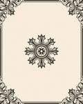 Ornate Floral Medallion Style Rug
