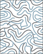 Flowing Line Abstract Pattern Rug