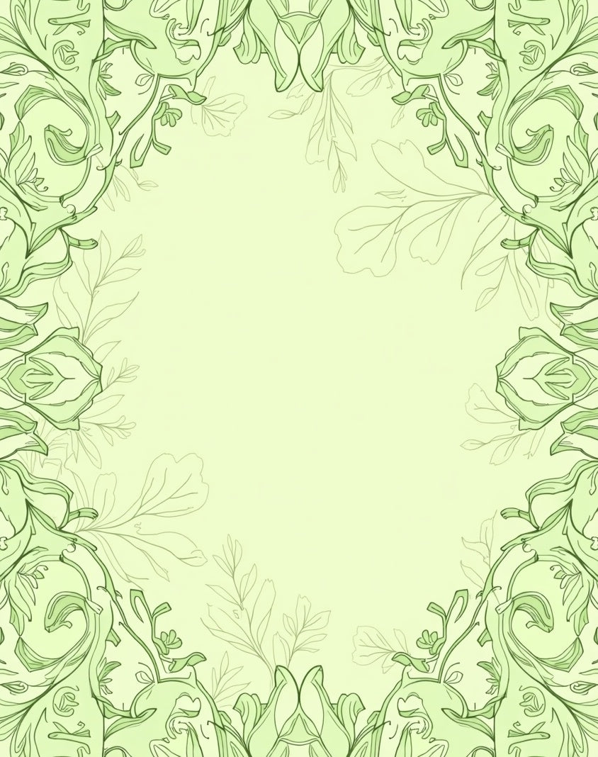 Ornate Vine Botanical Graphic Rug