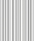 Black White Vertical Stripes Accent Rug