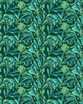 Abstract Flowing Leaf Pattern Rug