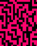 Geometric Maze Pattern Rug
