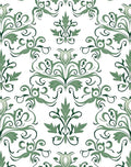 Classic Floral Swirls Art Deco Pattern Rug