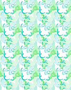 Abstract Organic Wave Pattern Rug