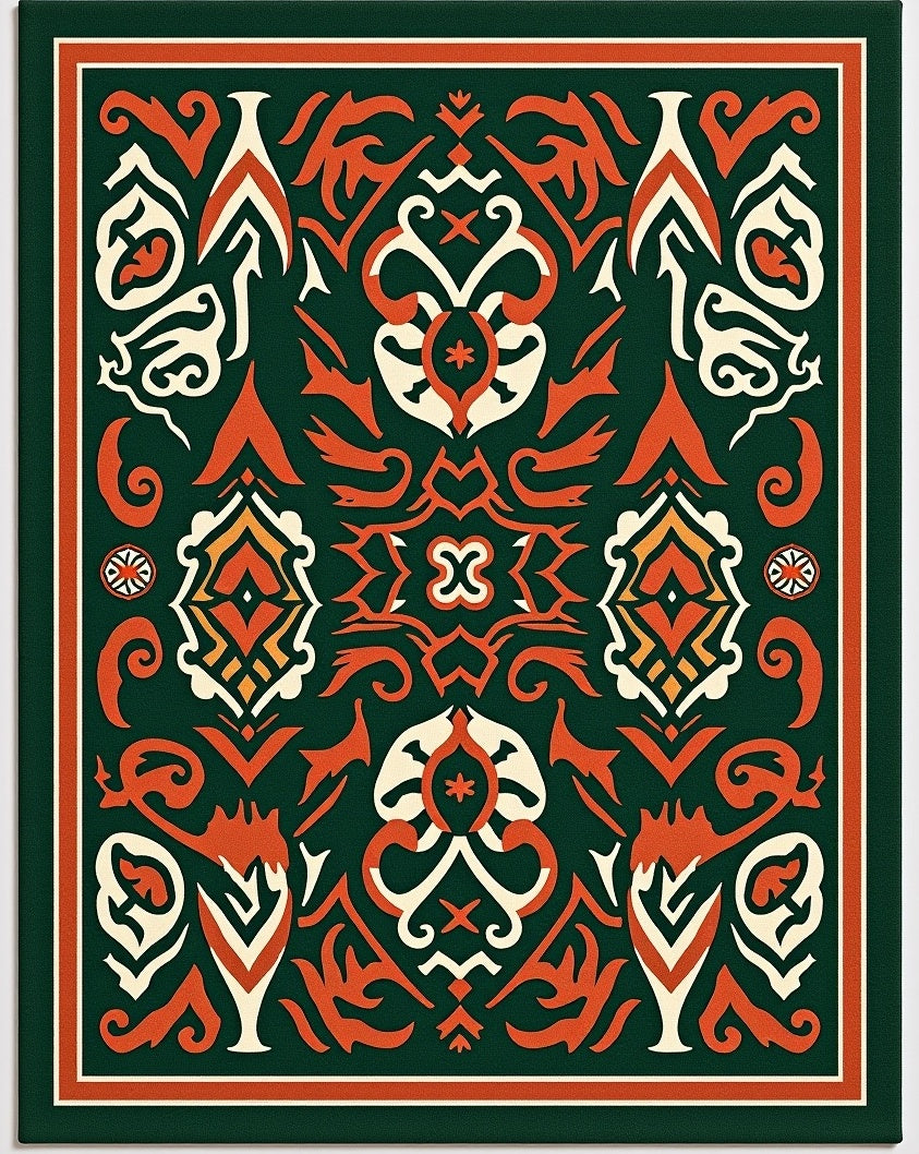 Bold Tribal Patterned Rug