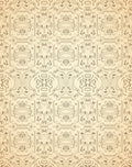 Art Nouveau Floral Scrollwork Pattern Rug
