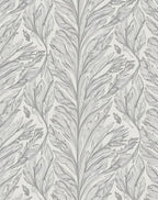 Feather Fan Pattern Delicate Lines Rug