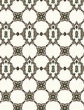Ornate Lattice Floral Pattern Rug