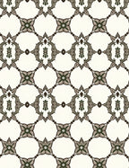 Ornate Lattice Floral Pattern Rug