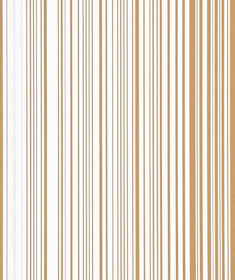 Vertical Stripe Gold Beige Pattern Rug