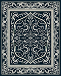 Classic Paisley Floral Cream Ivory Rug