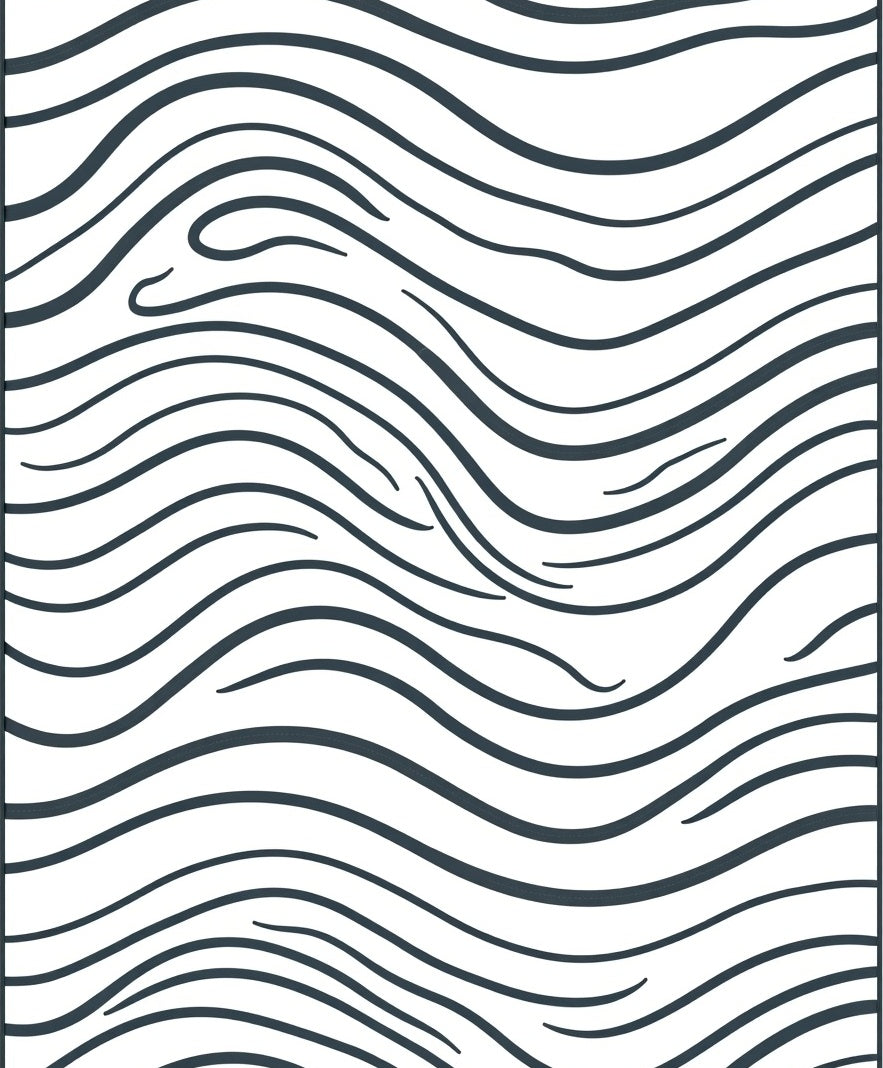 Dynamic Abstract Stripe Pattern Rug