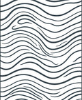 Dynamic Abstract Stripe Pattern Rug