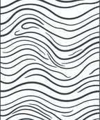 Dynamic Abstract Stripe Pattern Rug