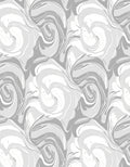 Monochromatic Abstract Swirl Pattern Rug