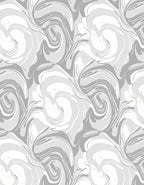 Monochromatic Abstract Swirl Pattern Rug
