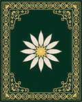 Elegant Floral Medallion Border Rug