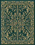 Grand Ornate Floral Botanical Pattern Rug