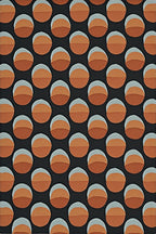Retro Circles Pattern Rug