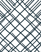 Diagonal Line Intersecting Pattern Rug