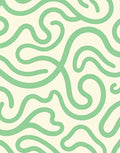 Swirling Lines Abstract Pattern Rug