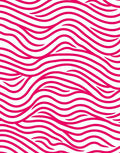 Vibrant Pink Abstract Wave Pattern Rug