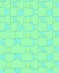 Abstract Geometric 2 Tone Soft Pattern Rug