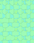 Abstract Geometric 2 Tone Soft Pattern Rug