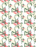 Abstract Floral Swirls Pattern Rug