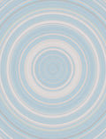 Pale Blue White Concentric Circles Pattern Rug