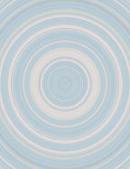Pale Blue White Concentric Circles Pattern Rug